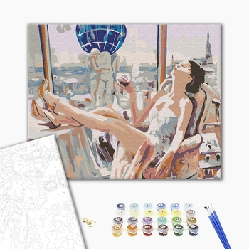 Картина по номерам Люди на картинах - В очікуванні прекрасного