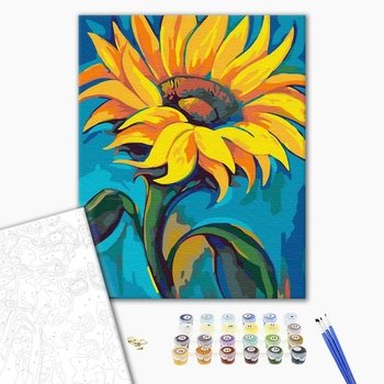 Картина по номерам Квіти - Соняшник