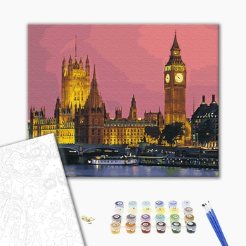 Картина по номерам Города - Нічний Лондон