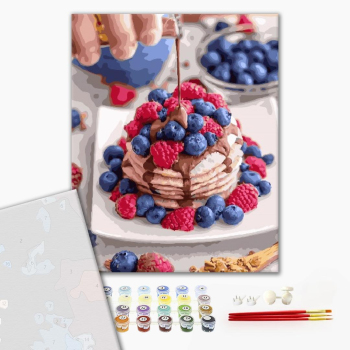 Картина по номерам Преміум картини - Панкейки