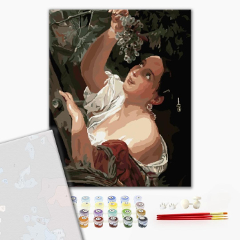 Картина по номерам Преміум картини - Женшина эпохи барокко