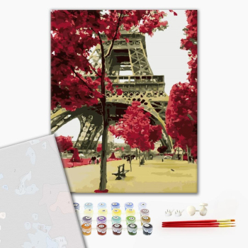 Картина по номерам Преміум картини - Цвет Парижа