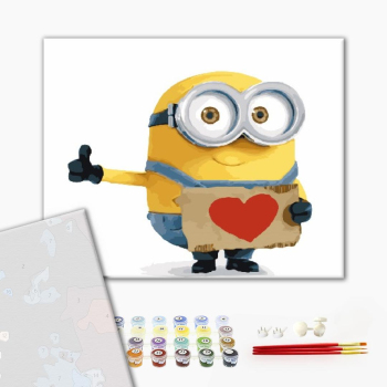 Картина по номерам Преміум картини - Миньон с любовным письмом