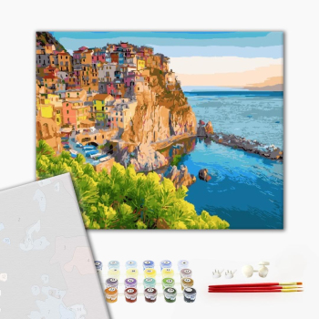 Картина по номерам Преміум картини - Манарола, Чинкве-Терре, Италия