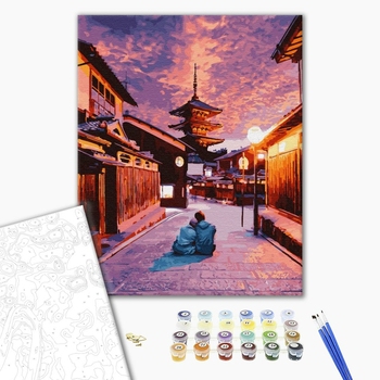Картина по номерам Східна тематика - Романтика в Кіото