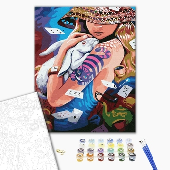 Картина по номерам Люди на картинах - Аліса XXI століття