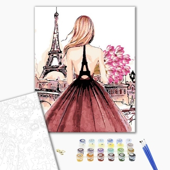 Картина по номерам Для початківців - Французька ніжність