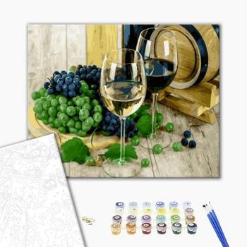 Картина по номерам Натюрморти - Виноділля