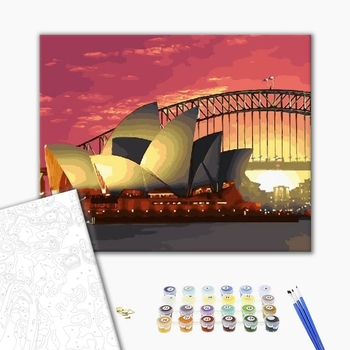 Картина по номерам Города - Сіднейська опера