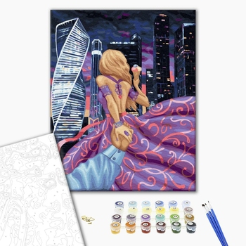 Картина по номерам Люди на картинах - Сучасне місто