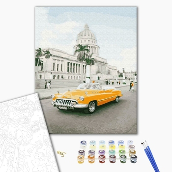 Картина по номерам Города - Кубинське ретро