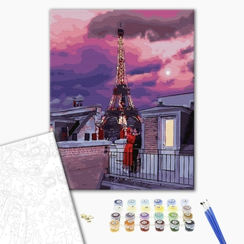 Картина по номерам Романтика - Французький захід