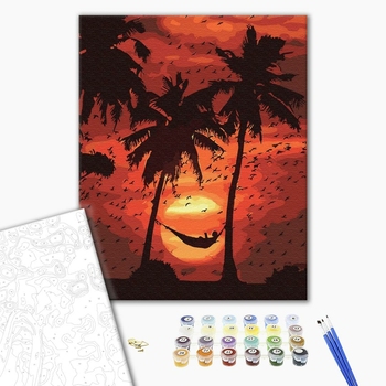 Картина по номерам Природа - Релакс на пляжі