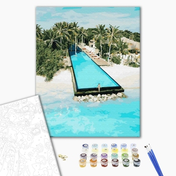 Картина по номерам Природа - Острів для двох