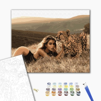 Картина по номерам Люди на картинах - Гаряча савана