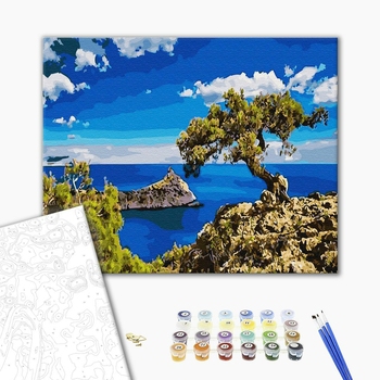 Картина по номерам Природа - Узбережжя Кіпру