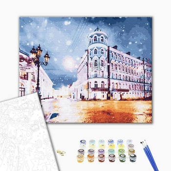 Картина по номерам Города - Нічне місто