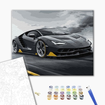 Картина по номерам Кораблі, автомобілі та літаки - Ламборгіні