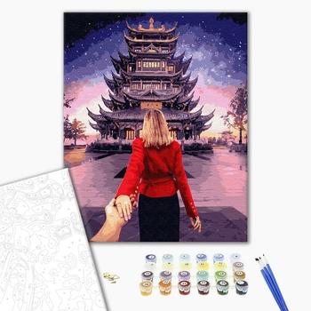 Картина по номерам Люди на картинах - Следуй за мной. Шанхай