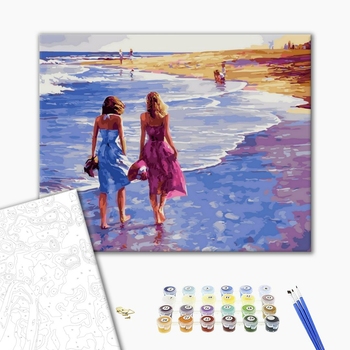 Картина по номерам Природа - Босиком по пляжу