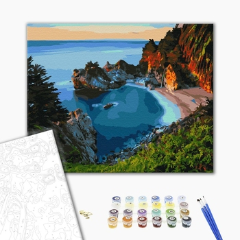 Картина по номерам Природа - Морской залив