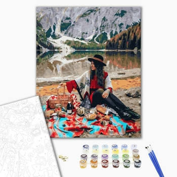 Картина по номерам Авторські колекції - Пікнік біля озера Браєс