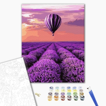 Картина по номерам Авторські колекції - Повітряна куля в Провансі