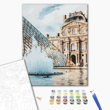 Картина по номерам Города - Вид на Лувр