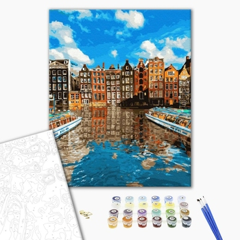 Картина по номерам Города - Барвистий Стокгольм