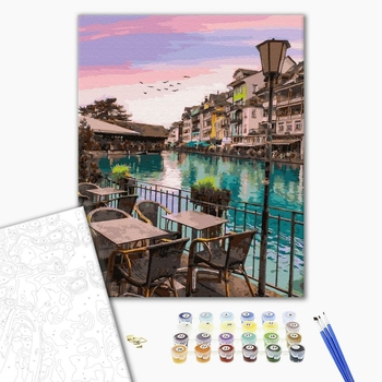 Картина по номерам Города - Вечір в Анталії