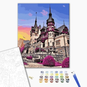 Картина по номерам Города - Замок Пелеш в Румунії