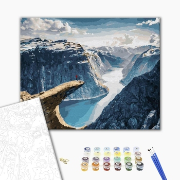 Картина по номерам Пейзажі - Норвегия. Язык Троля