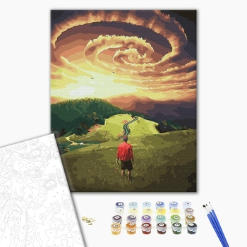 Картина по номерам Пейзажі - Путь странника