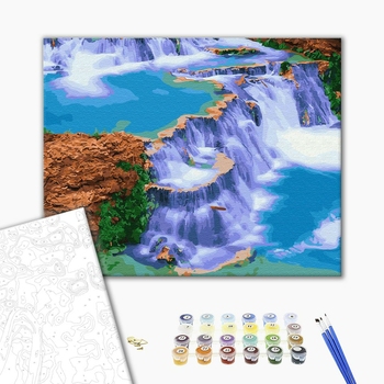 Картина по номерам Природа - Казковий водоспад