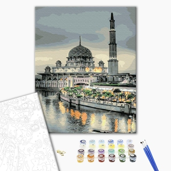 Картина по номерам Города - Мечеть на заході