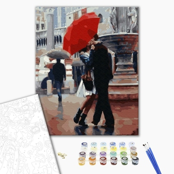 Картина по номерам Люди на картинах - Сюжет из фильма