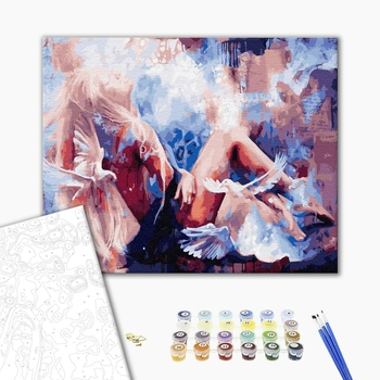 Картина по номерам Люди на картинах - Парить в мечтах