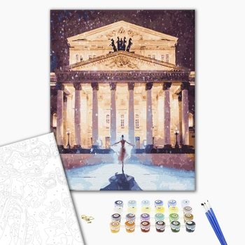 Картина по номерам Города - Балерина біля театру