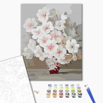 Картина по номерам Квіти - Весняне цвітіння