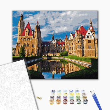Картина по номерам Города - Мошненській замок в Польщі