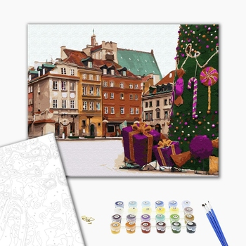 Картина по номерам Города - Новорічна Варшава