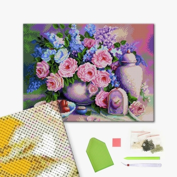 Алмазна мозаїка 40х50 - Богатый натюрморт