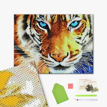 Алмазна мозаїка 40х50 - Взгяд тигра