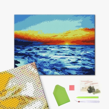 Алмазна мозаїка 40х50 - Восход солнца