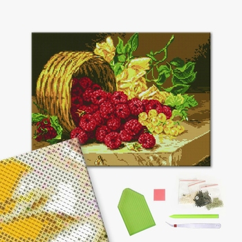 Алмазна мозаїка 40х50 - Сладкая малина