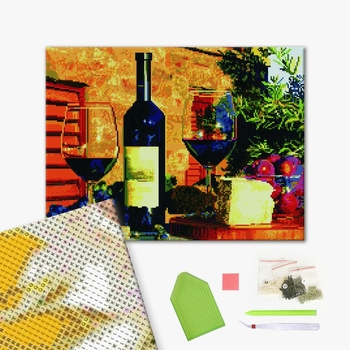 Алмазна мозаїка 40х50 - Дегустация