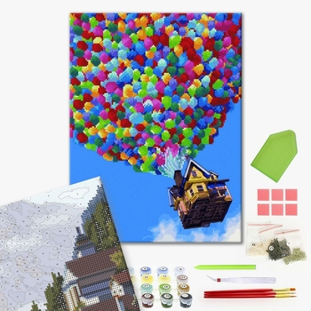 Комбінована алмазна мозаїка - Політ за мрією