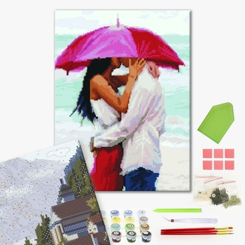 Комбінована алмазна мозаїка - Таємна любов