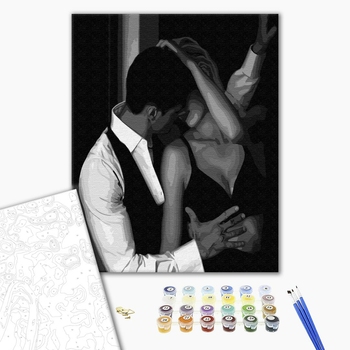 Картина по номерам Романтика - В обіймах пристрасті