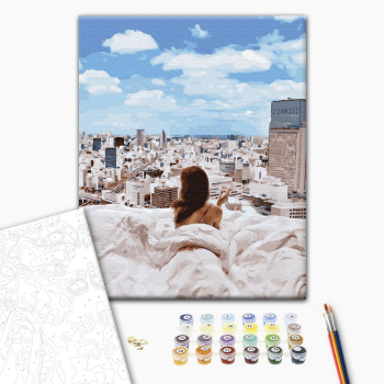 Картина по номерам Авторські колекції - Ранок у великому місті